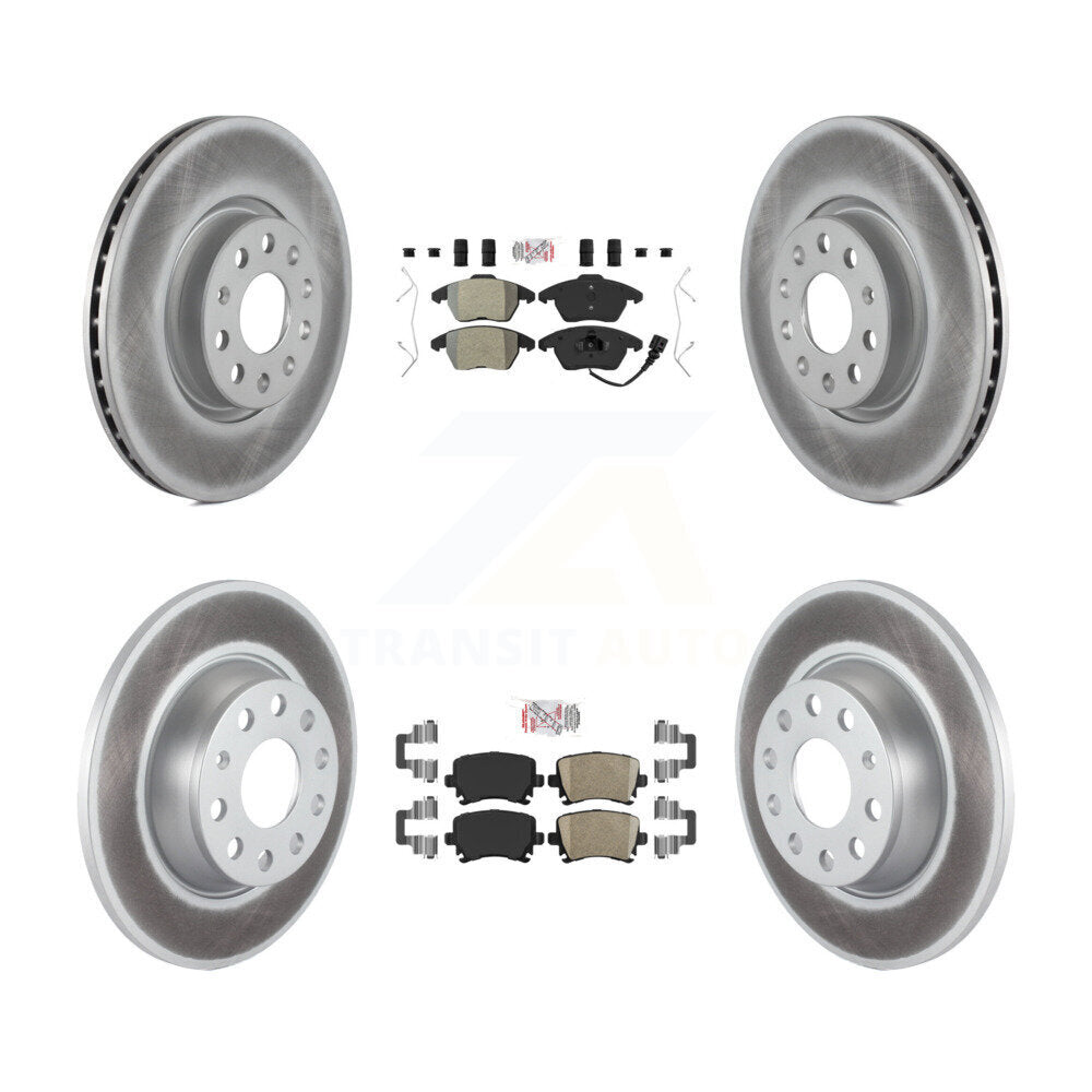 Disc Rotors and Semi-Metallic (Front) & Ceramic (Rear) Brake Pads Kit-KGA-103049 - Kit.bestparts.ca Kit.bestparts.ca