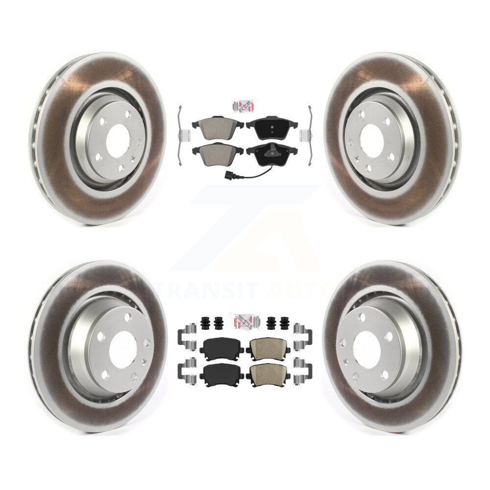 Disc Rotors and Semi-Metallic (Front) & Ceramic (Rear) Brake Pads Kit-KGA-103059 - Kit.bestparts.ca Kit.bestparts.ca