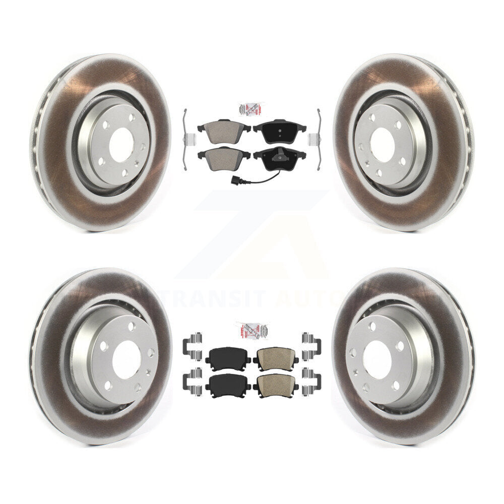 Disc Rotors and Semi-Metallic (Front) & Ceramic (Rear) Brake Pads Kit-KGA-103061 - Kit.bestparts.ca Kit.bestparts.ca