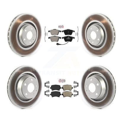 Disc Rotors and Semi-Metallic (Front) & Ceramic (Rear) Brake Pads Kit-KGA-103061 - Kit.bestparts.ca