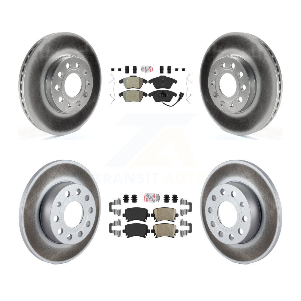 Disc Rotors and Semi-Metallic (Front) & Ceramic (Rear) Brake Pads Kit-KGA-103071 - Kit.bestparts.ca Kit.bestparts.ca