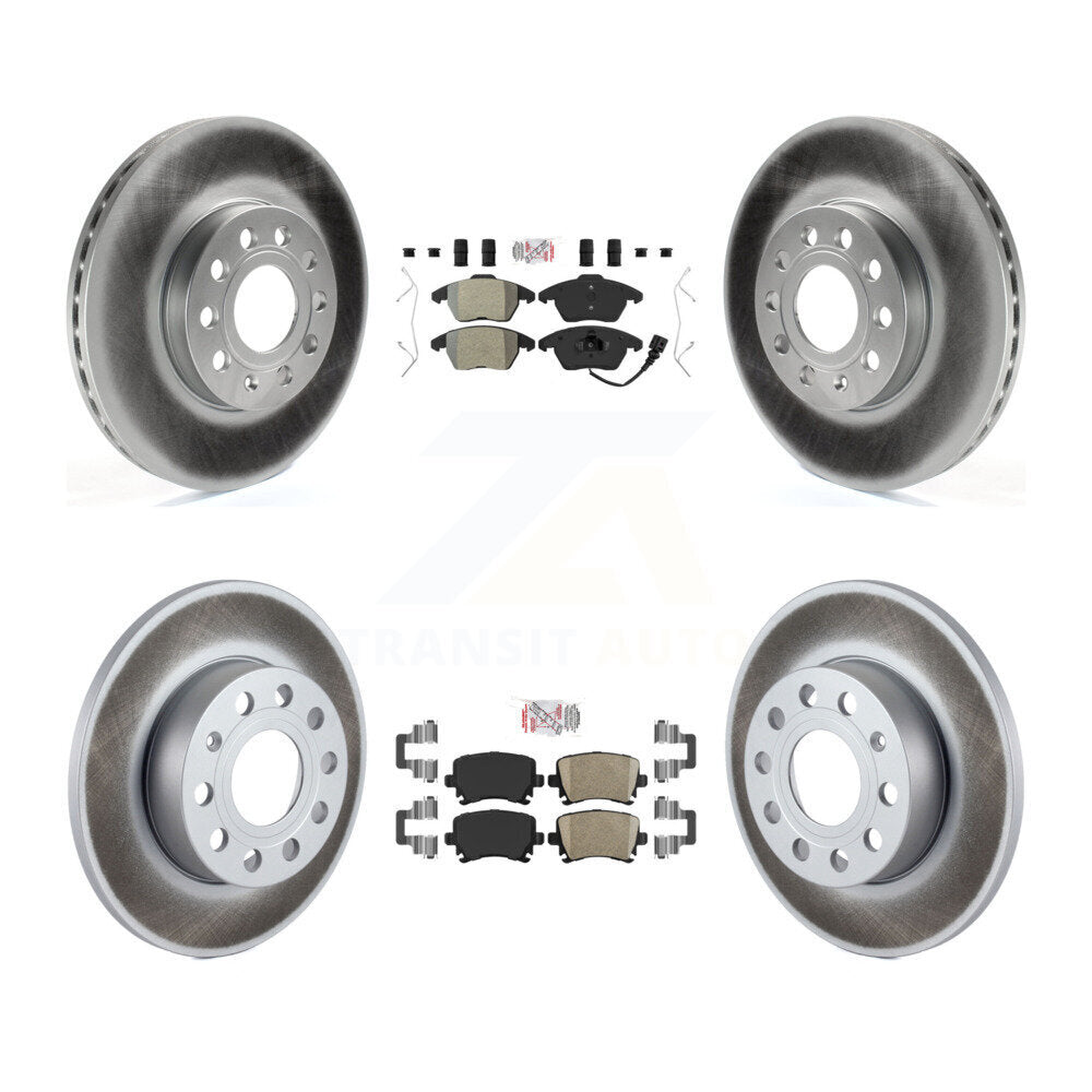 Disc Rotors and Semi-Metallic (Front) & Ceramic (Rear) Brake Pads Kit-KGA-103073 - Kit.bestparts.ca Kit.bestparts.ca