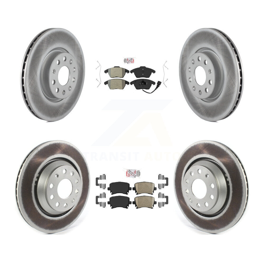 disc rotors and semi metallic front ceramic rear brake pads-kga-103080 - Kit.bestparts.ca