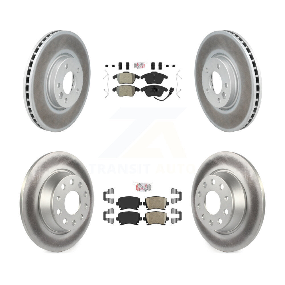 Disc Rotors and Semi-Metallic (Front) & Ceramic (Rear) Brake Pads Kit-KGA-103081 - Kit.bestparts.ca Kit.bestparts.ca