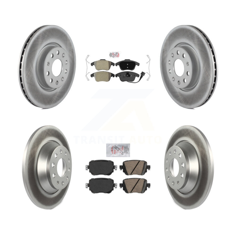 Disc Rotors and Semi-Metallic (Front) & Ceramic (Rear) Brake Pads Kit-KGA-103094 - Kit.bestparts.ca
