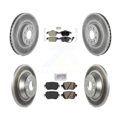 Disc Rotors and Semi-Metallic (Front) & Ceramic (Rear) Brake Pads Kit-KGA-103094 - Kit.bestparts.ca