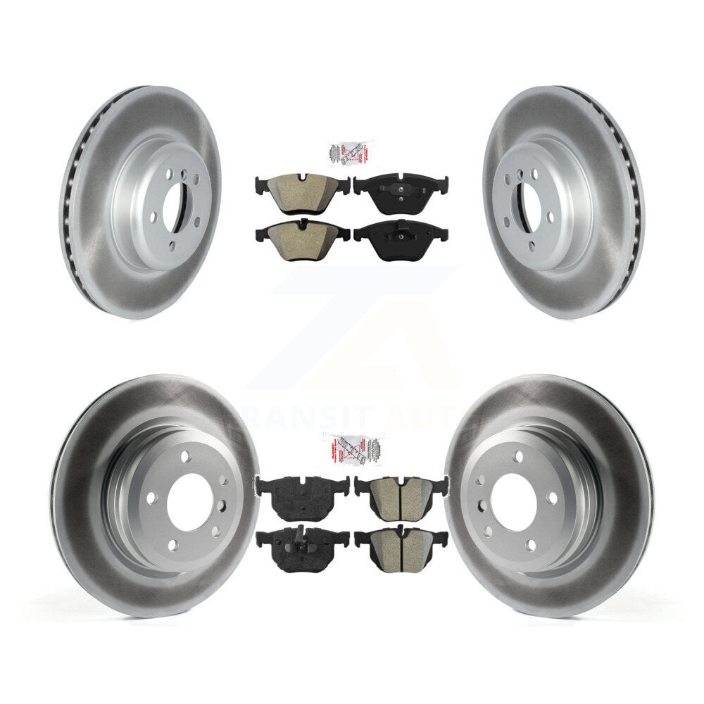 Coated Disc Rotors and Semi-Metallic Brake Pads Kit-KGA-103207 - Kit.bestparts.ca