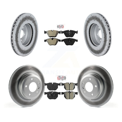 Coated Disc Rotors and Semi-Metallic Brake Pads Kit-KGA-103208 - Kit.bestparts.ca