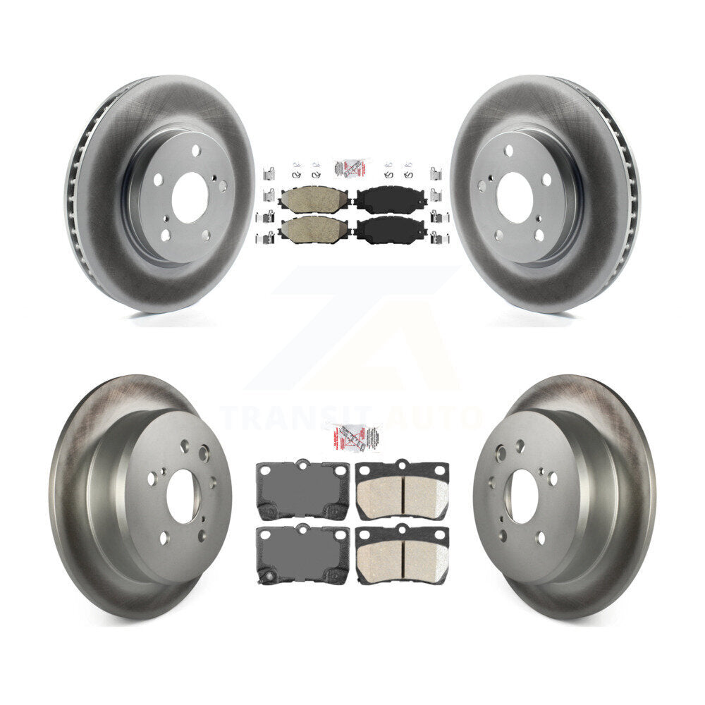 Disc Rotors and Semi-Metallic (Front) & Ceramic (Rear) Brake Pads Kit-KGA-103211 - Kit.bestparts.ca Kit.bestparts.ca