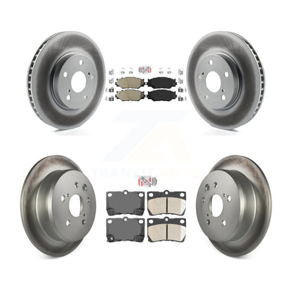 Disc Rotors and Semi-Metallic (Front) & Ceramic (Rear) Brake Pads Kit-KGA-103211 - Kit.bestparts.ca