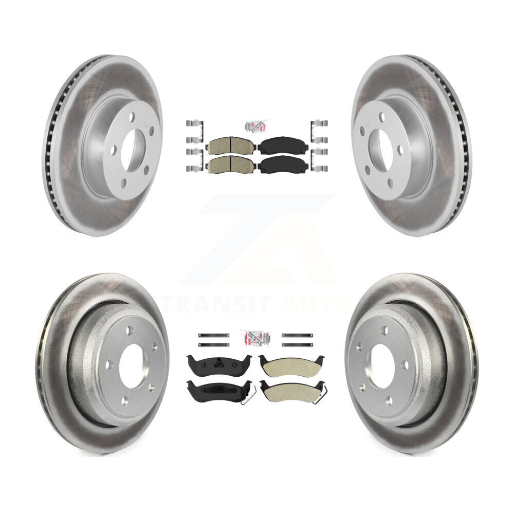 Disc Rotors and Ceramic (Front) & Semi-Metallic (Rear) Brake Pads Kit-KGA-103270 - Kit.bestparts.ca Kit.bestparts.ca