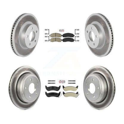 Disc Rotors and Ceramic (Front) & Semi-Metallic (Rear) Brake Pads Kit-KGA-103270 - Kit.bestparts.ca