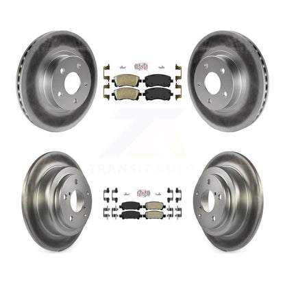 Disc Rotors and Ceramic (Front) & Semi-Metallic (Rear) Brake Pads Kit-KGA-103301 - Kit.bestparts.ca