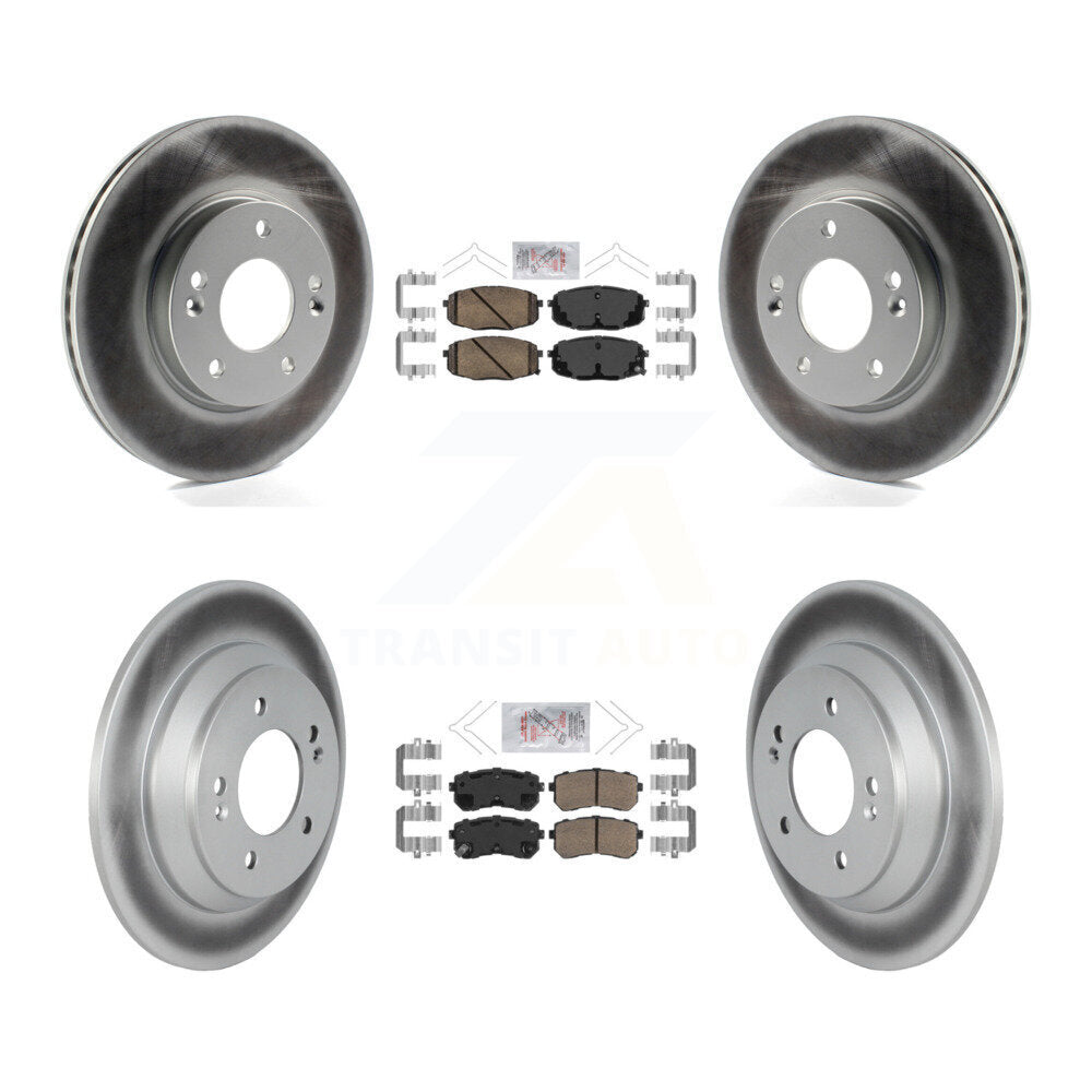 Coated Disc Rotors and Ceramic Brake Pads Kit-KGA-103343 - Kit.bestparts.ca