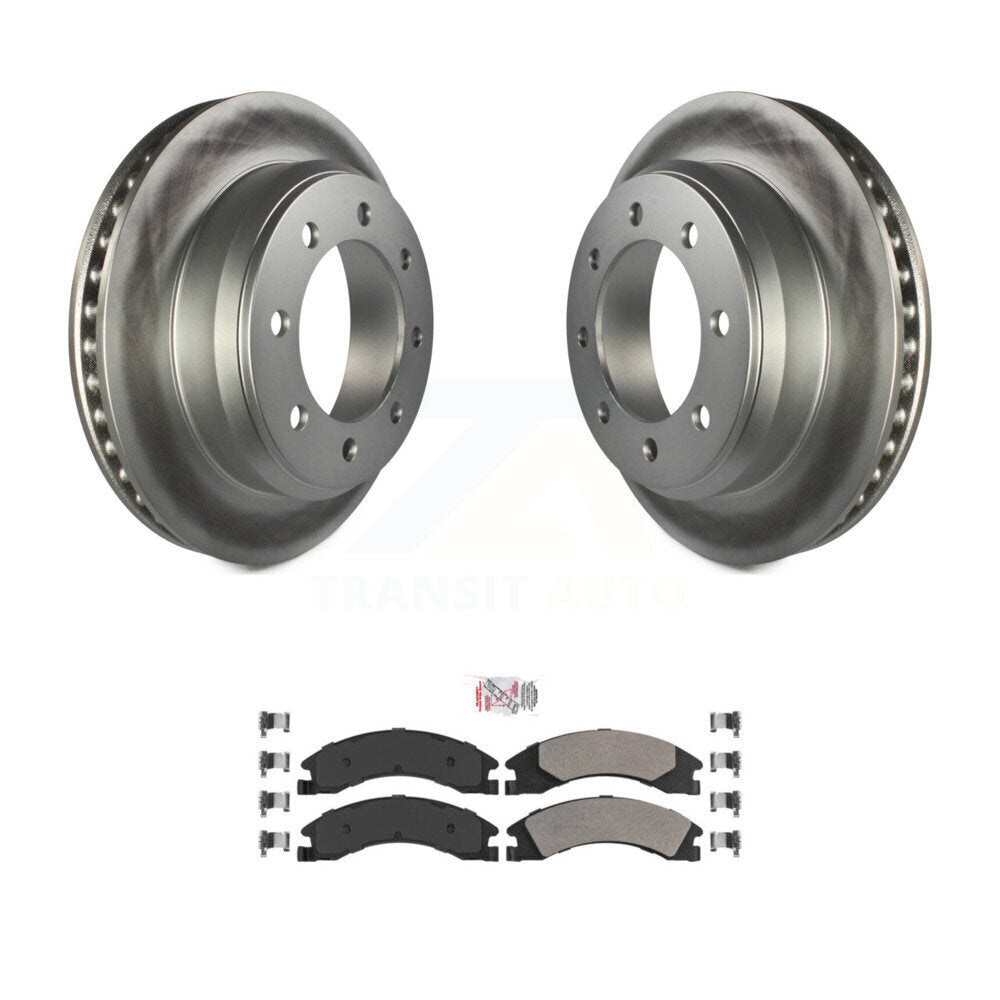 Coated Disc Rotors and Semi-Metallic Brake Pads Kit-KGA-103376 - Kit.bestparts.ca