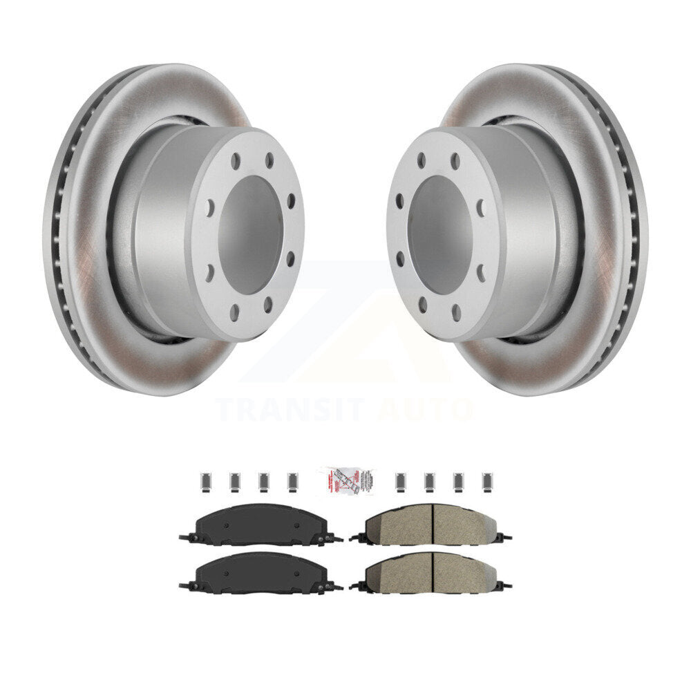 Coated Disc Rotors and Semi-Metallic Brake Pads Kit-KGA-103378 - Kit.bestparts.ca
