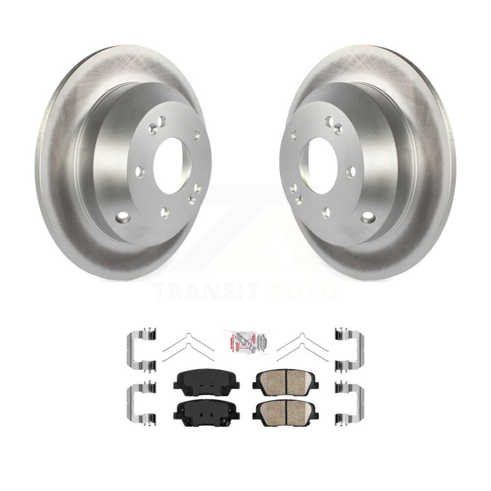 Coated Disc Rotors and Ceramic Brake Pads Kit-KGA-103448 - Kit.bestparts.ca