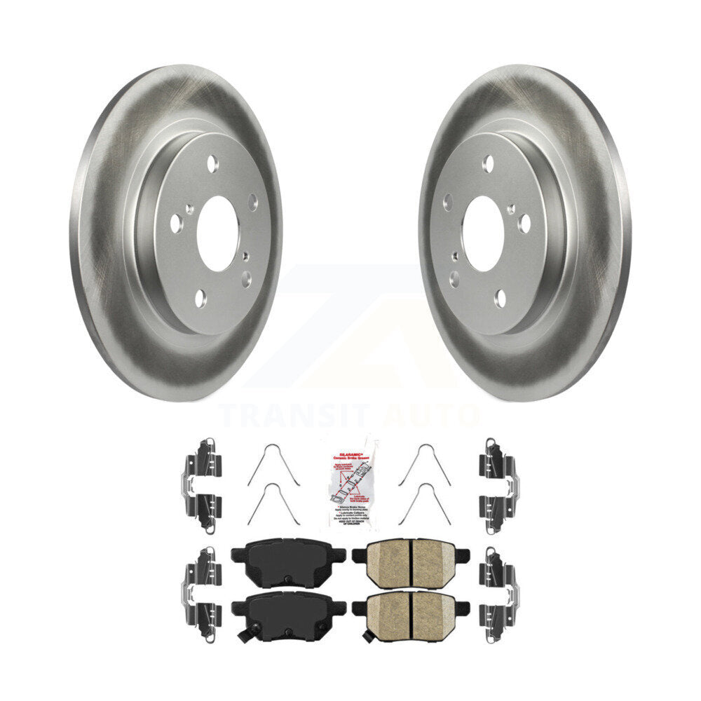 Coated Disc Rotors and Ceramic Brake Pads Kit-KGA-103504 - Kit.bestparts.ca