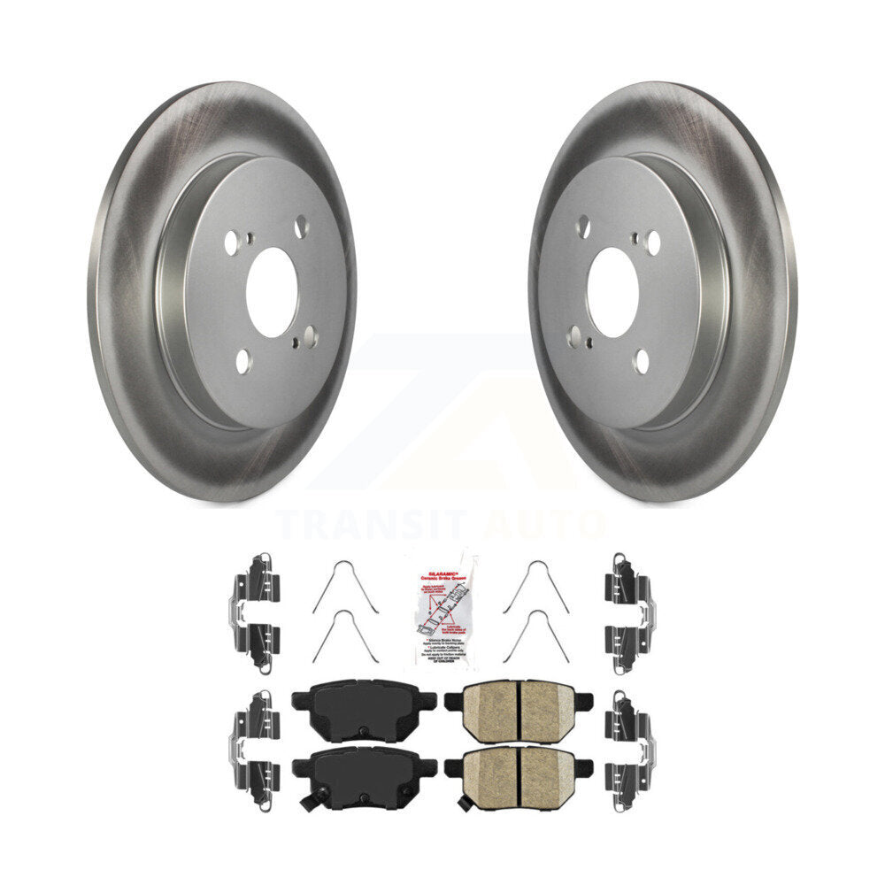 Coated Disc Rotors and Ceramic Brake Pads Kit-KGA-103505 - Kit.bestparts.ca