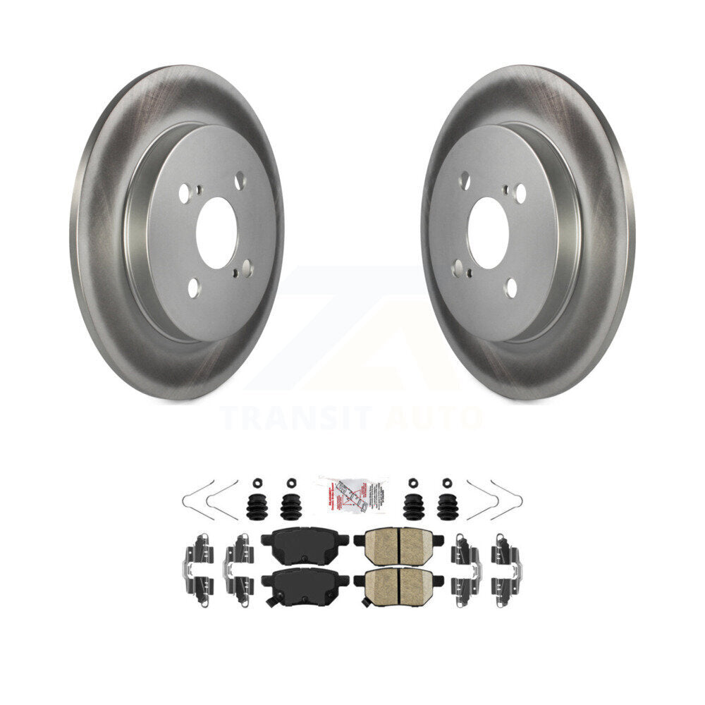 Coated Disc Rotors and Ceramic Brake Pads Kit-KGA-103506 - Kit.bestparts.ca