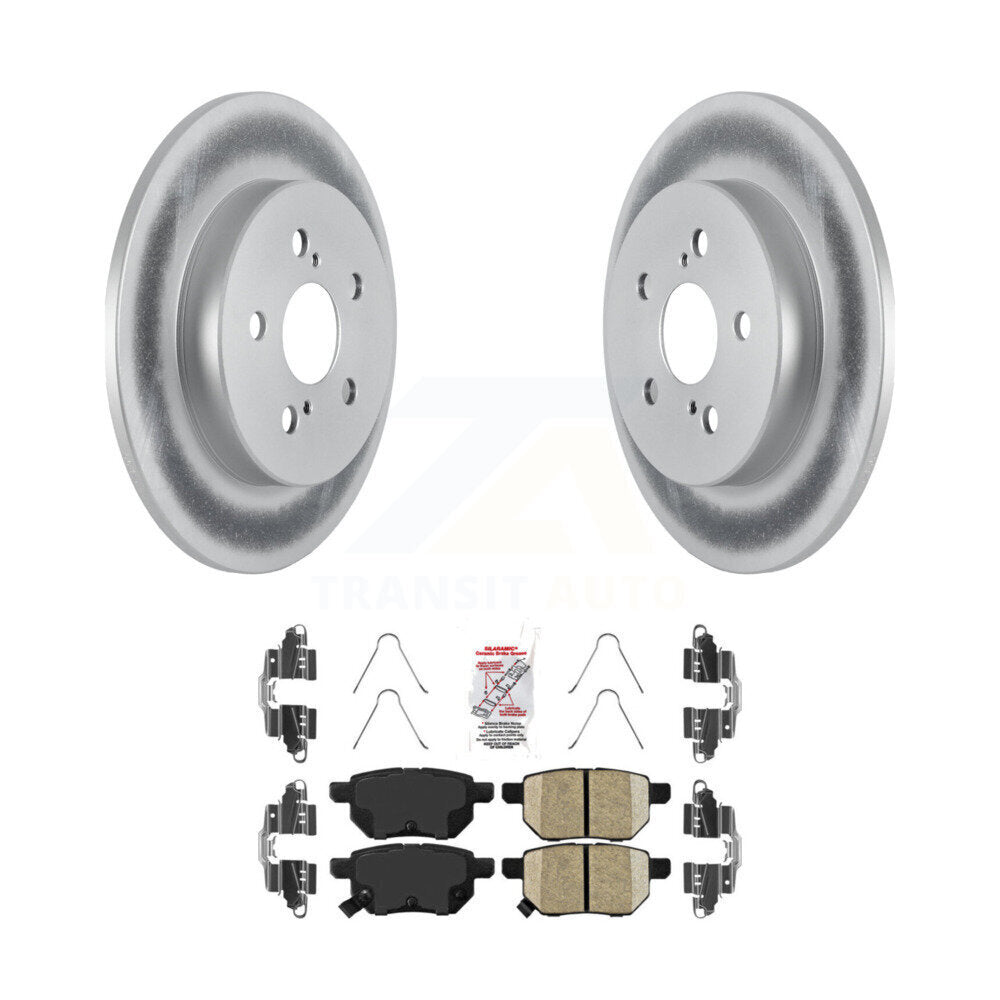Coated Disc Rotors and Ceramic Brake Pads Kit-KGA-103515 - Kit.bestparts.ca