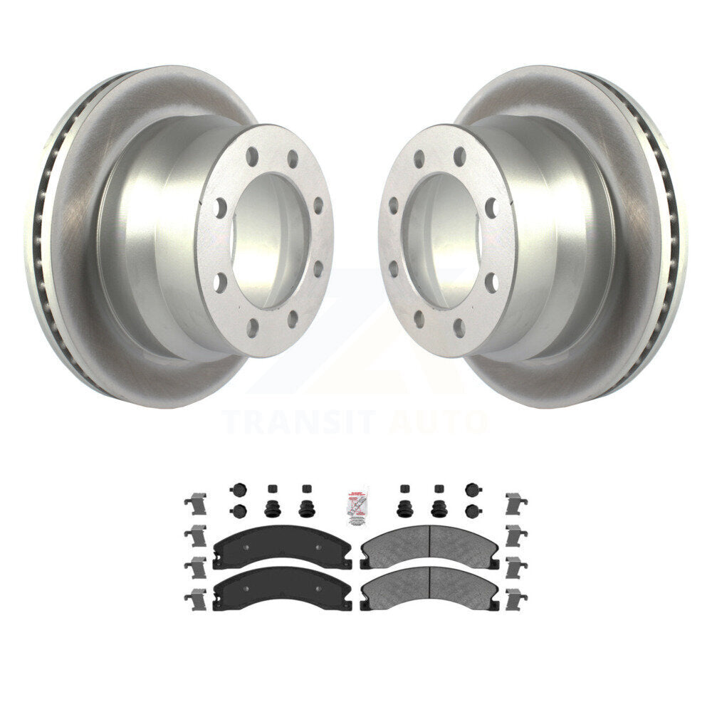 Coated Disc Rotors and Semi-Metallic Brake Pads Kit-KGA-103521 - Kit.bestparts.ca