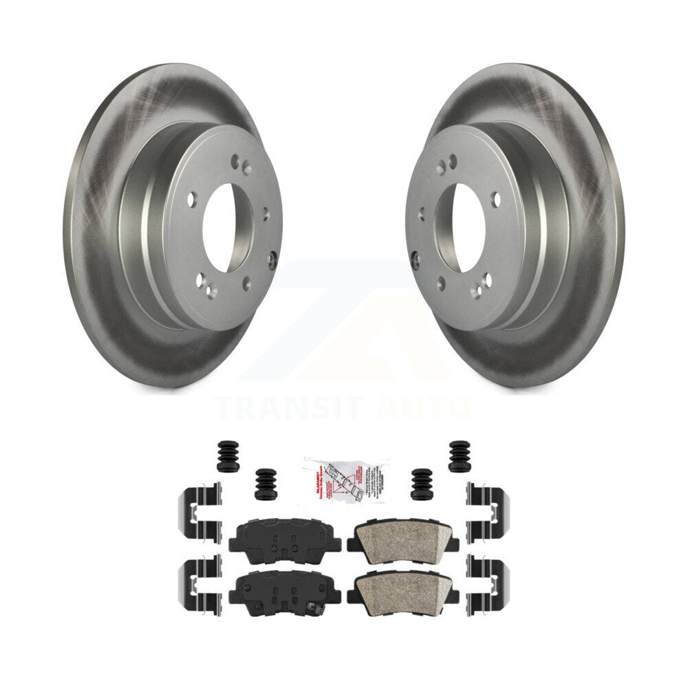 Coated Disc Rotors and Ceramic Brake Pads Kit-KGA-103550 - Kit.bestparts.ca