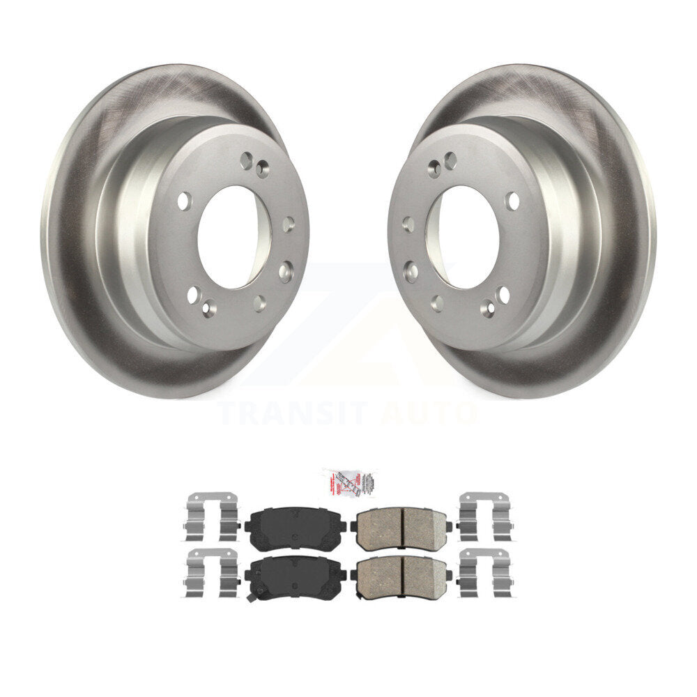 Coated Disc Rotors and Ceramic Brake Pads Kit-KGA-103554 - Kit.bestparts.ca