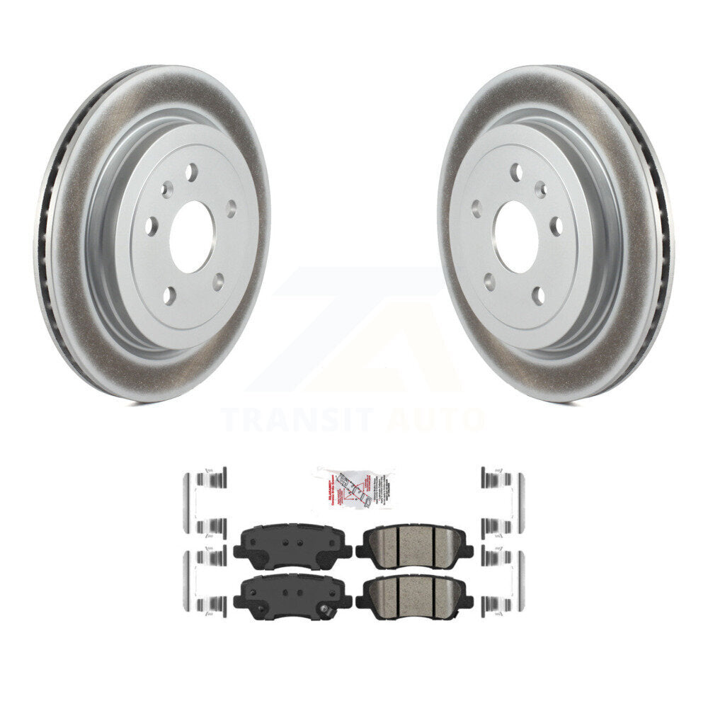 Coated Disc Rotors and Ceramic Brake Pads Kit-KGA-103606 - Kit.bestparts.ca