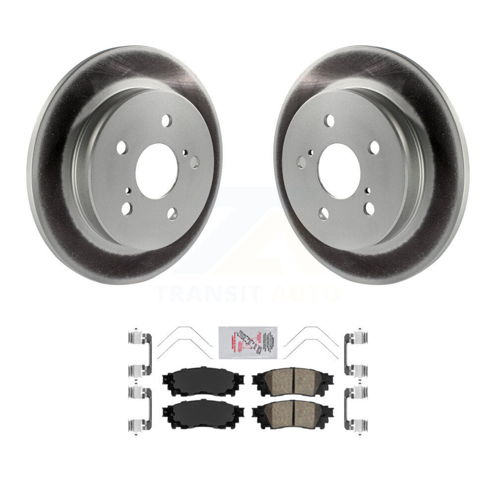 Coated Disc Rotors and Ceramic Brake Pads Kit-KGA-103616 - Kit.bestparts.ca