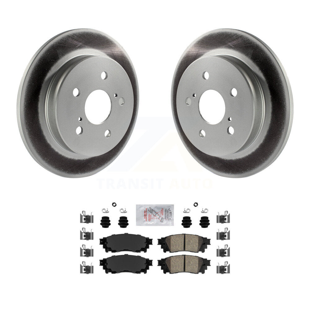 Coated Disc Rotors and Ceramic Brake Pads Kit-KGA-103617 - Kit.bestparts.ca
