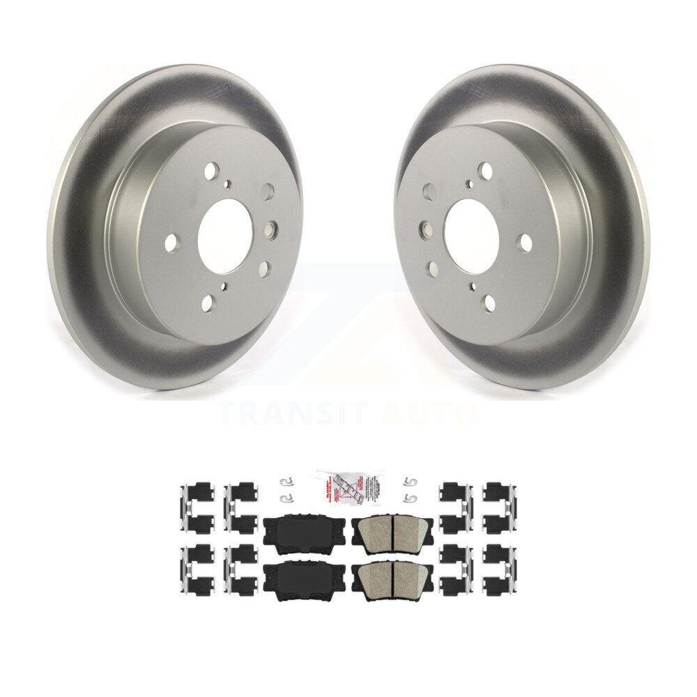 Coated Disc Rotors and Ceramic Brake Pads Kit-KGA-103621 - Kit.bestparts.ca
