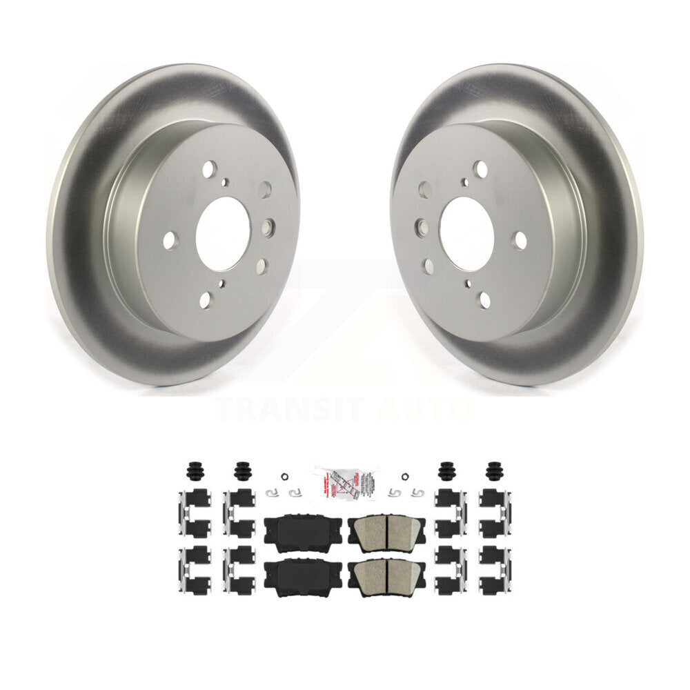 Coated Disc Rotors and Ceramic Brake Pads Kit-KGA-103624 - Kit.bestparts.ca