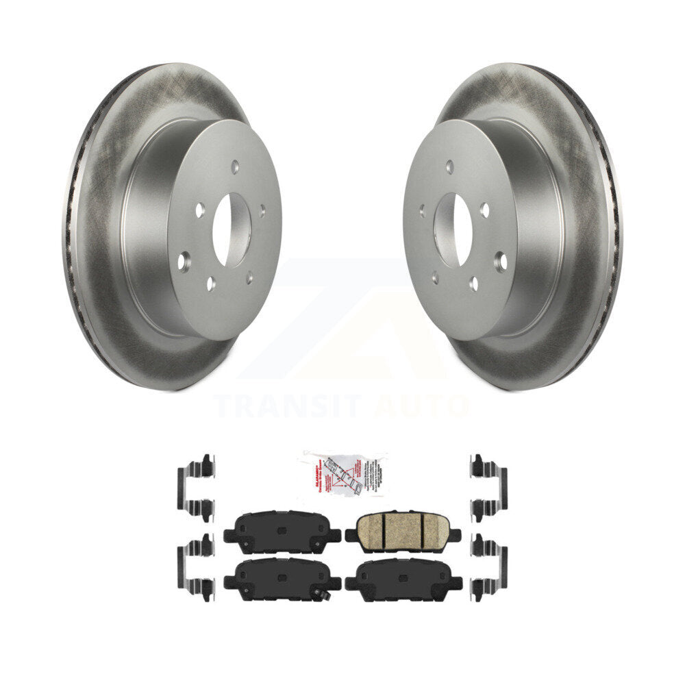 Coated Disc Rotors and Ceramic Brake Pads Kit-KGA-103665 - Kit.bestparts.ca