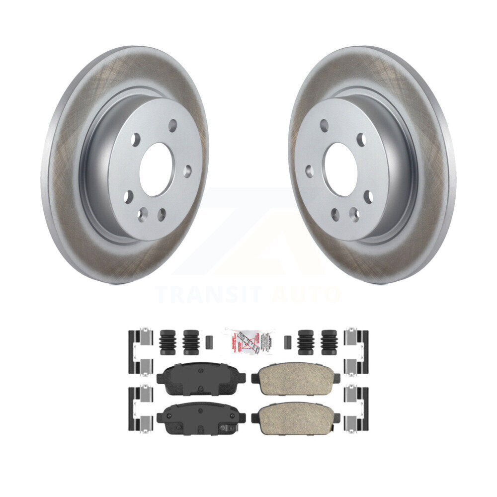 Coated Disc Rotors and Ceramic Brake Pads Kit-KGA-103684 - Kit.bestparts.ca