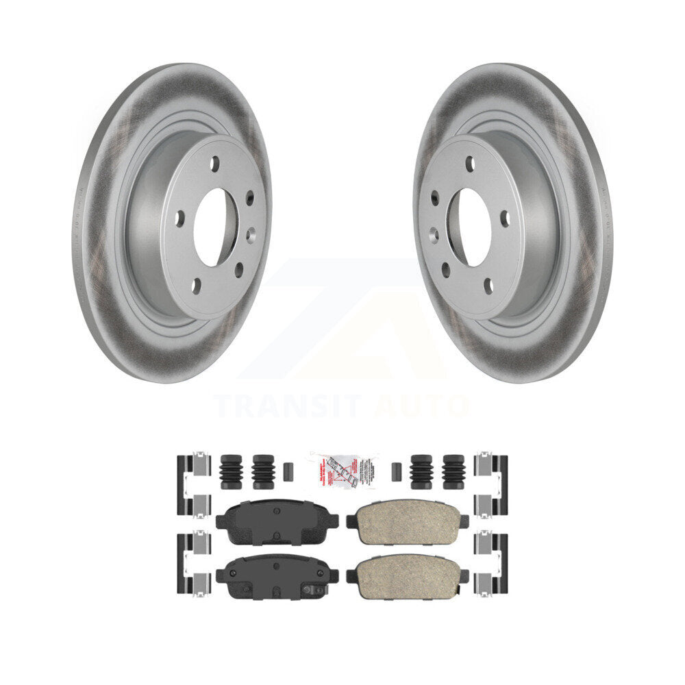 Coated Disc Rotors and Ceramic Brake Pads Kit-KGA-103686 - Kit.bestparts.ca