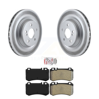 Coated Disc Rotors and Semi-Metallic Brake Pads Kit-KGA-103713 - Kit.bestparts.ca