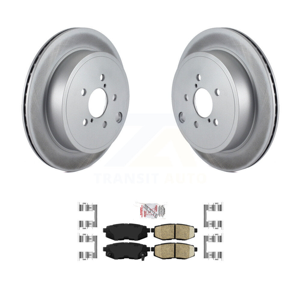 Coated Disc Rotors and Ceramic Brake Pads Kit-KGA-103736 - Kit.bestparts.ca