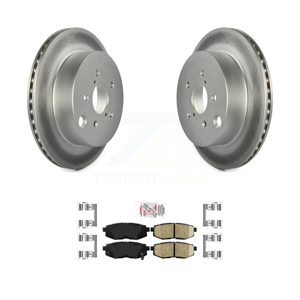 Coated Disc Rotors and Ceramic Brake Pads Kit-KGA-103739 - Kit.bestparts.ca