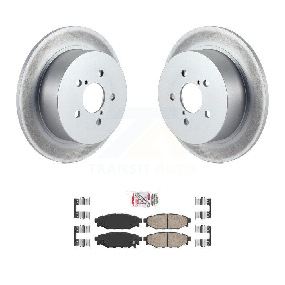 Coated Disc Rotors and Ceramic Brake Pads Kit-KGA-103742 - Kit.bestparts.ca