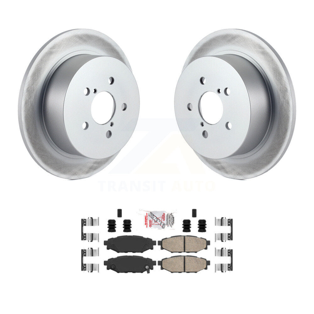 Coated Disc Rotors and Ceramic Brake Pads Kit-KGA-103743 - Kit.bestparts.ca