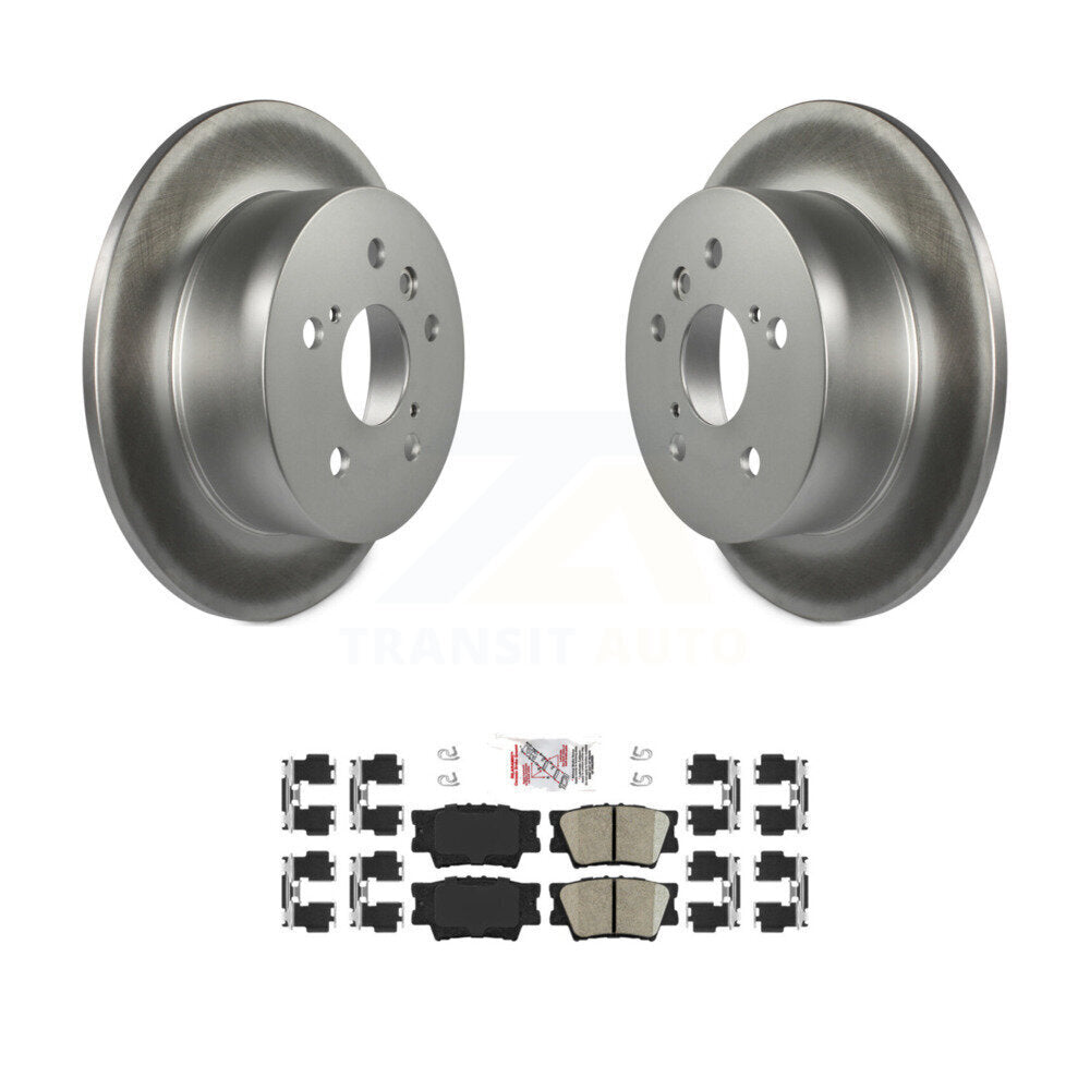 Coated Disc Rotors and Ceramic Brake Pads Kit-KGA-103753 - Kit.bestparts.ca