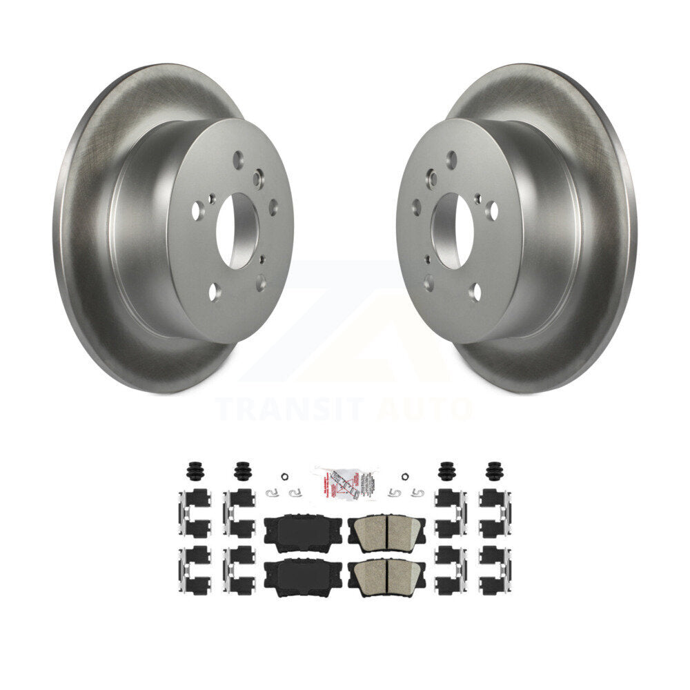 Coated Disc Rotors and Ceramic Brake Pads Kit-KGA-103754 - Kit.bestparts.ca