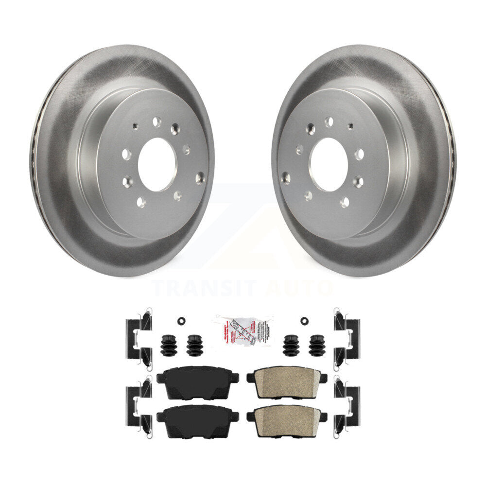 Coated Disc Rotors and Ceramic Brake Pads Kit-KGA-103758 - Kit.bestparts.ca