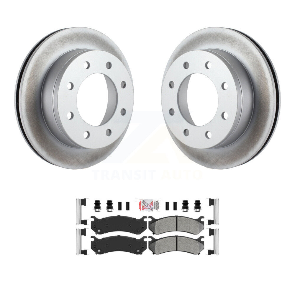 Coated Disc Rotors and Semi-Metallic Brake Pads Kit-KGA-103766 - Kit.bestparts.ca
