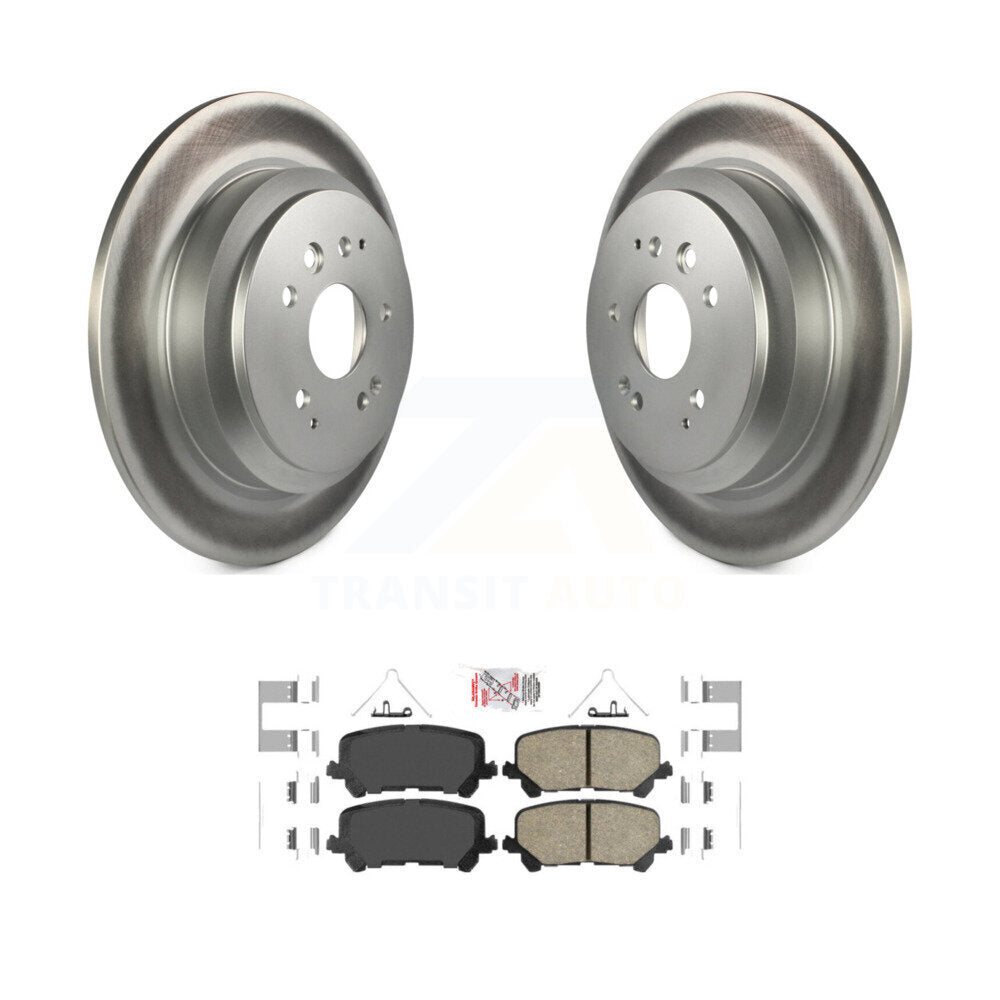 Coated Disc Rotors and Ceramic Brake Pads Kit-KGA-103777 - Kit.bestparts.ca
