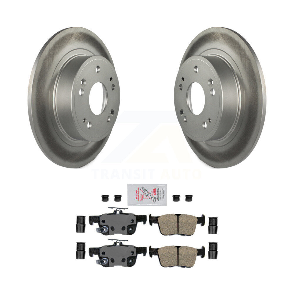 Coated Disc Rotors and Ceramic Brake Pads Kit-KGA-103787 - Kit.bestparts.ca