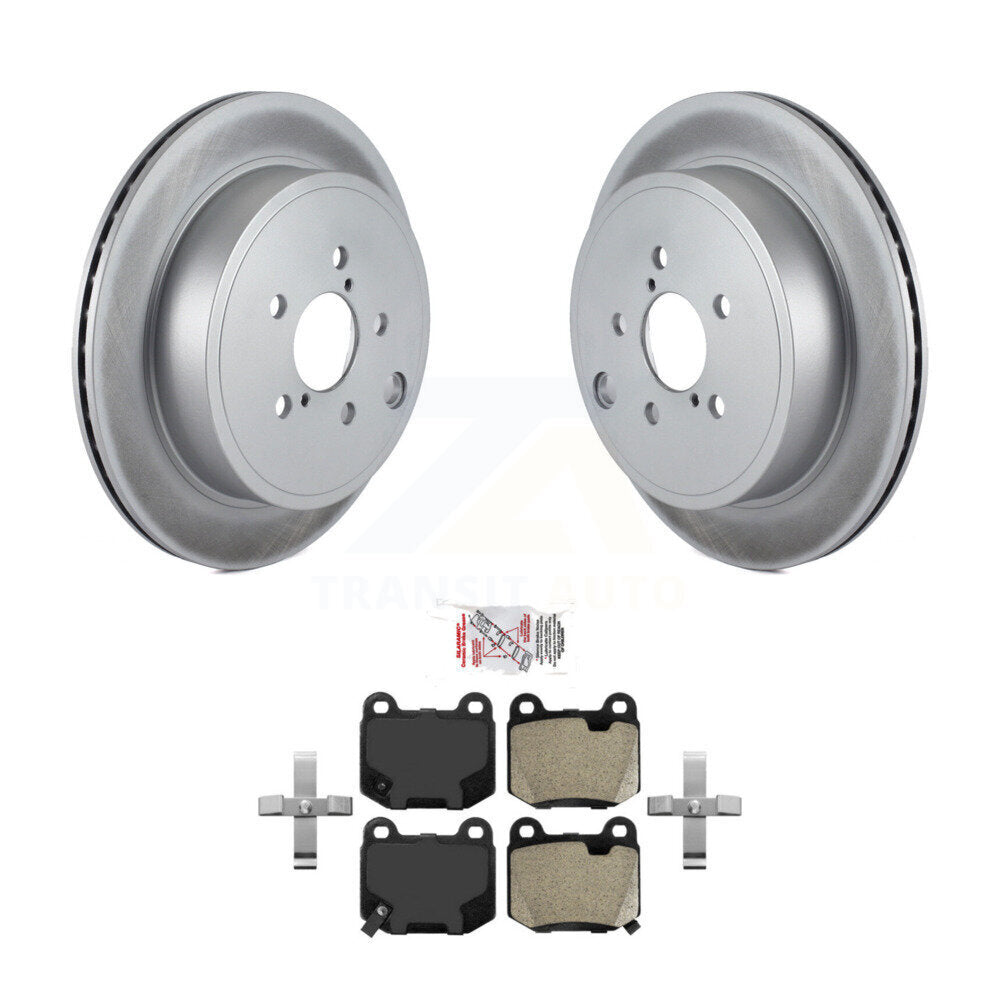 Coated Disc Rotors and Semi-Metallic Brake Pads Kit-KGA-103803 - Kit.bestparts.ca