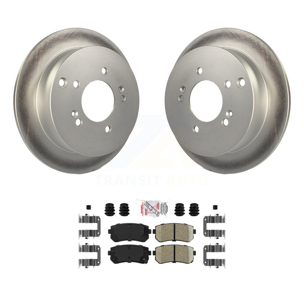 Coated Disc Rotors and Ceramic Brake Pads Kit-KGA-103809 - Kit.bestparts.ca