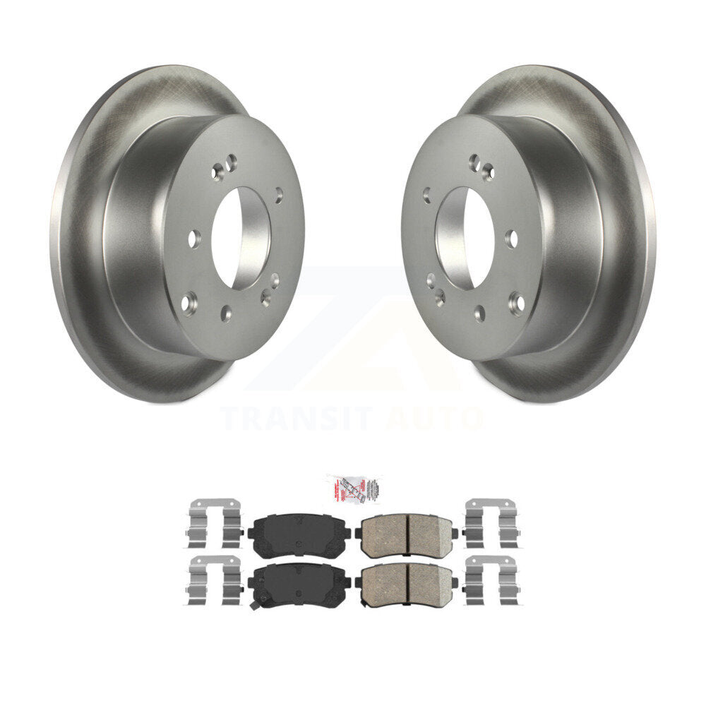 Coated Disc Rotors and Ceramic Brake Pads Kit-KGA-103810 - Kit.bestparts.ca